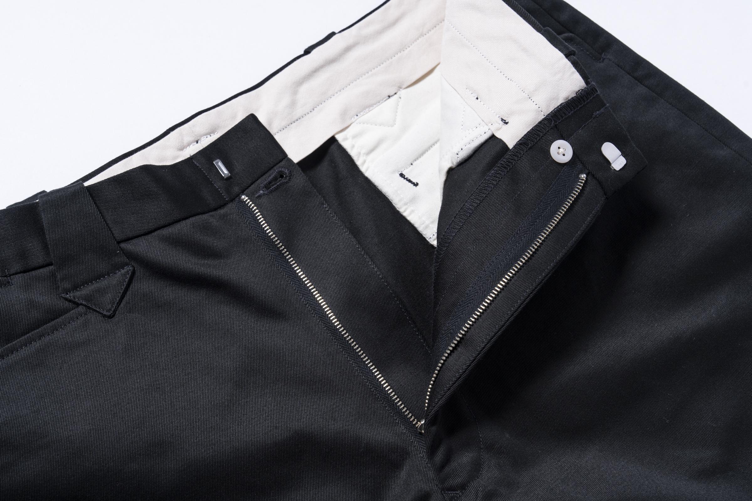 MP25011 COTTON DRILL WESTERN TROUSERS - BLACK