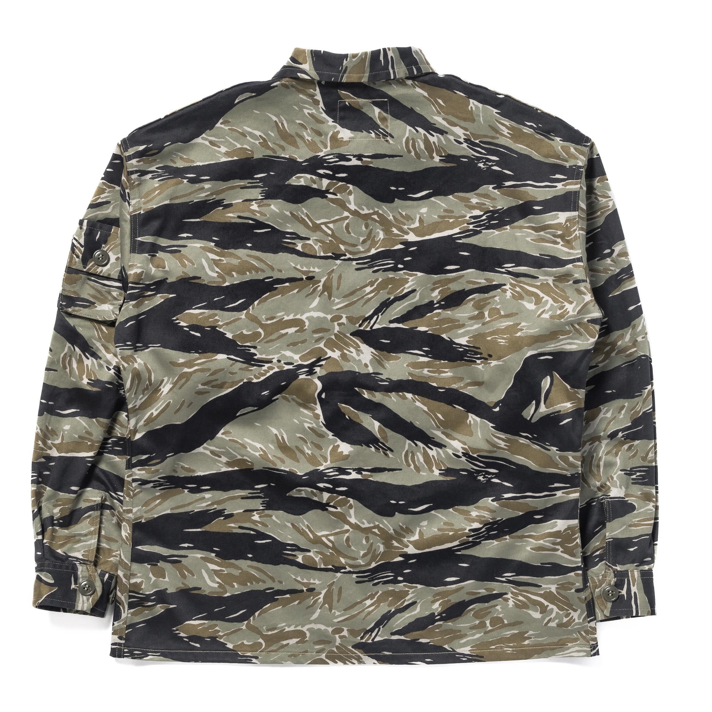 MS25001 TIGER CAMOUFLAGE SHIRT / TADPOLE - GREEN