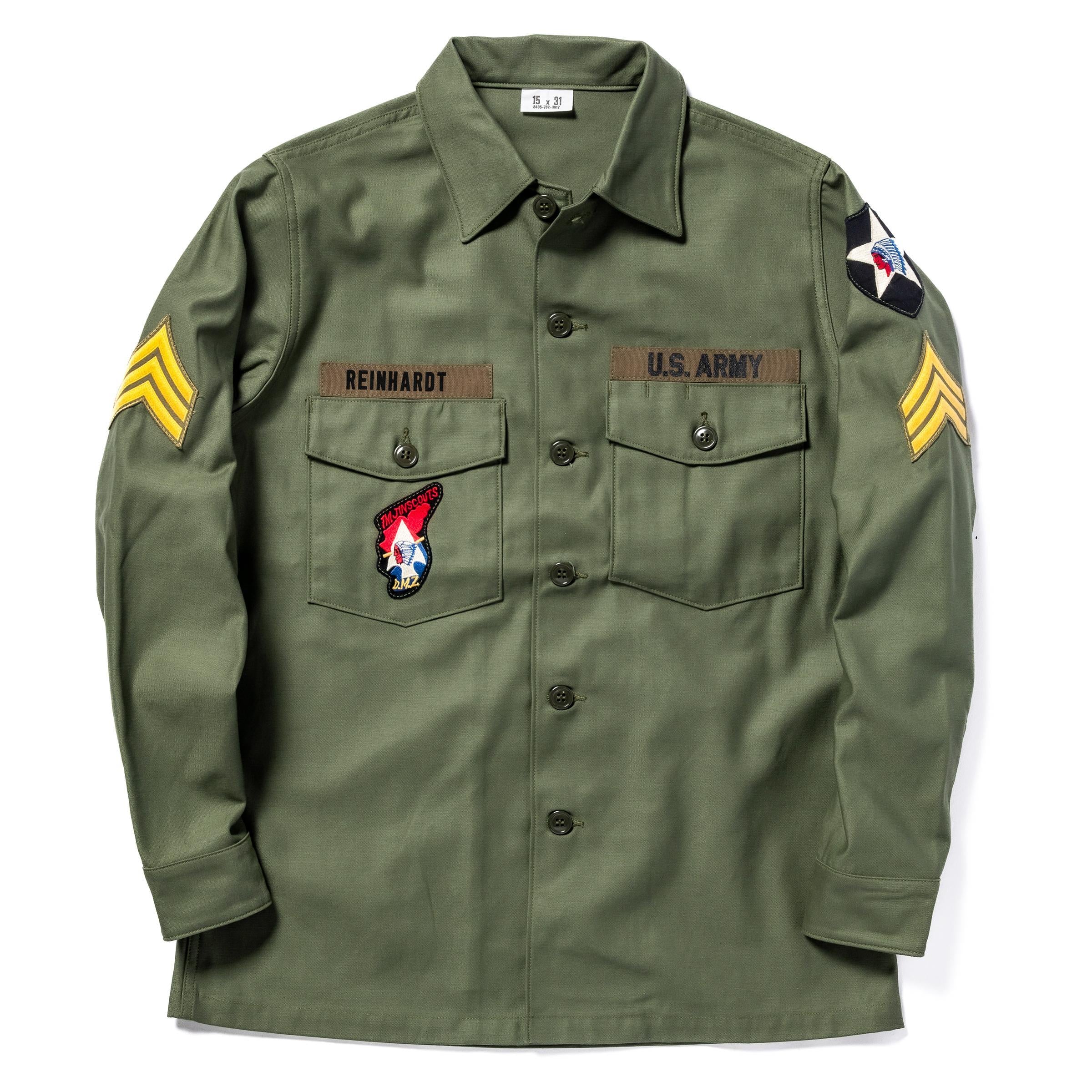 MS25002 OG-107 UTILITY SHIRT / IMJIN SCOUTS - OLIVE