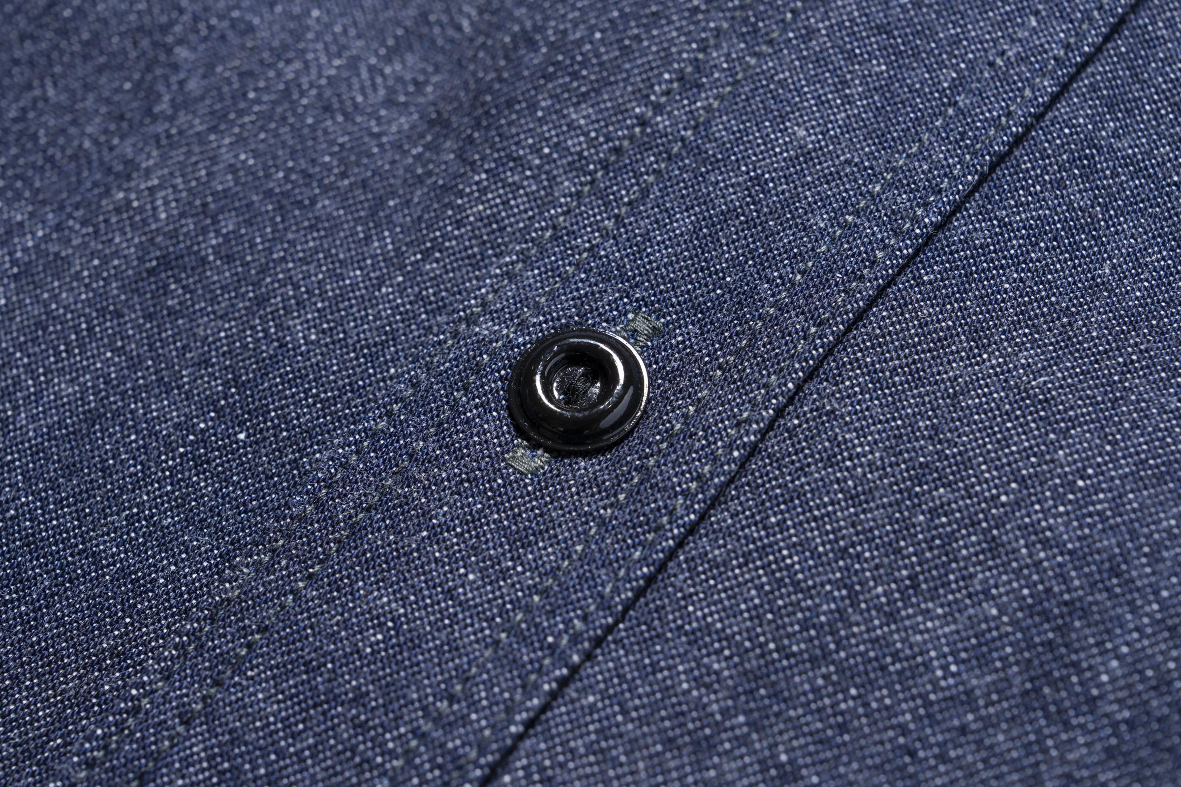 MS25103 8HU DENIM SERVICEMAN WORK SHIRT - INDIGO
