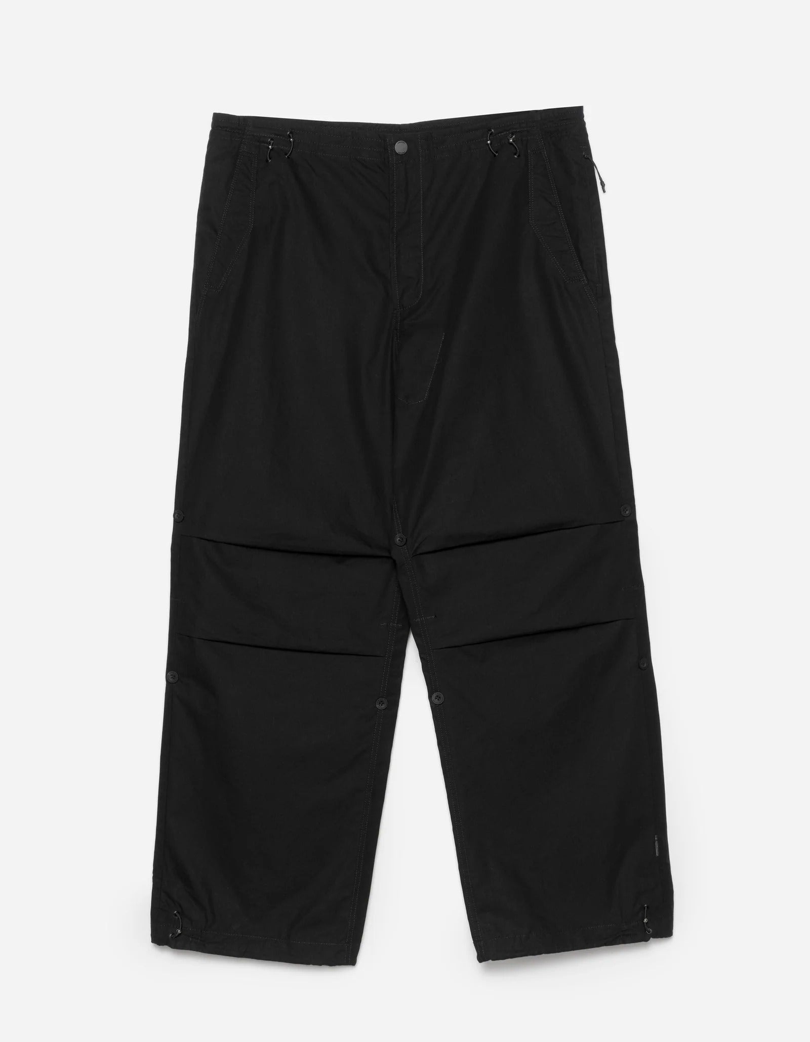6091 TIGER DRAGON LOOSE SNOPANTS - BLACK