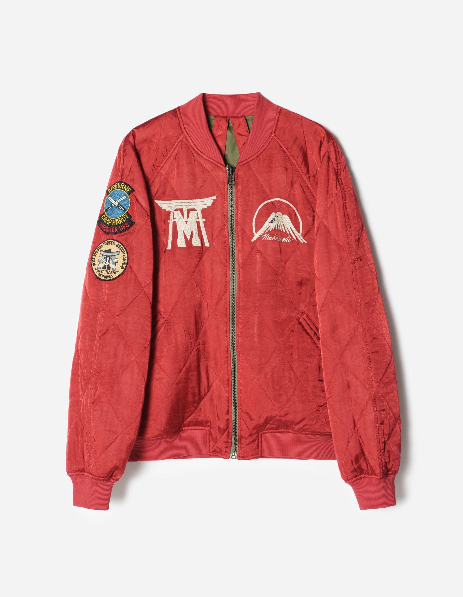 7243 Camp Hardy Tour Sukajan Jacket - RED