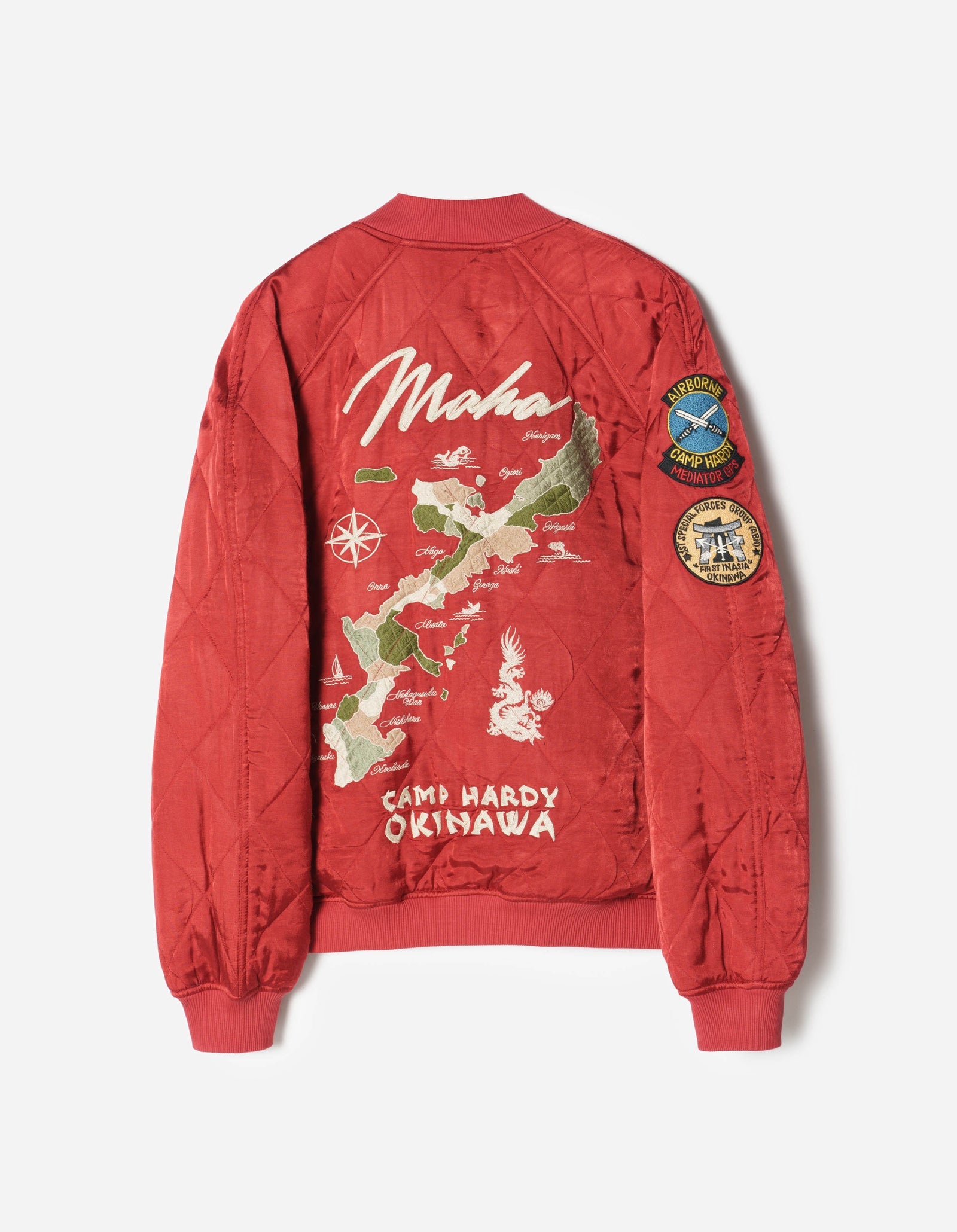 7243 Camp Hardy Tour Sukajan Jacket - RED