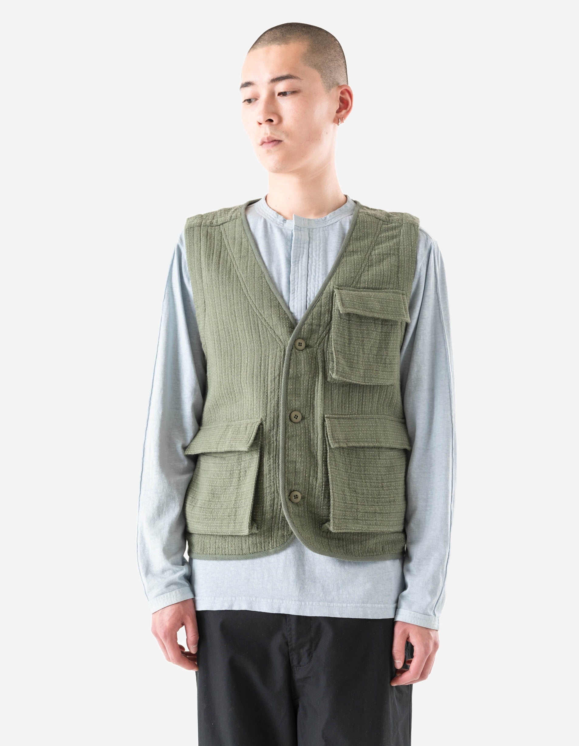 7303 Utility Vest - OLIVE