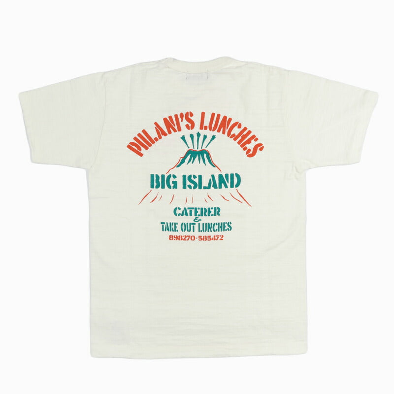 SS79677 SLUB YARN T-SHIRT PIILANI'S LUNCHES - OFF WHITE