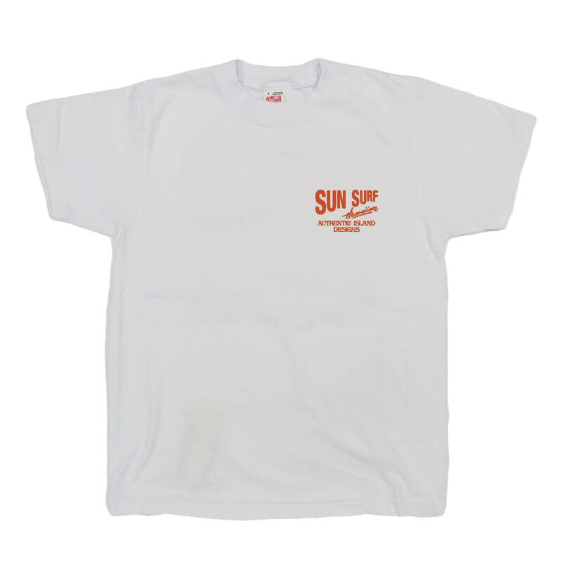 SS79749 SUNSURF PRINT T-SHIRTS “KOTOBUKI” - WHITE