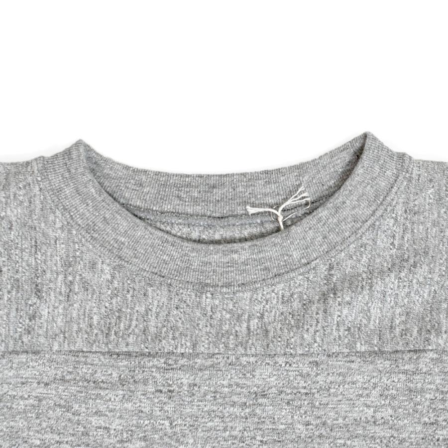 4063 3/4 Sleeve Football Tee GONZAGA HI - HEATHER GRAY