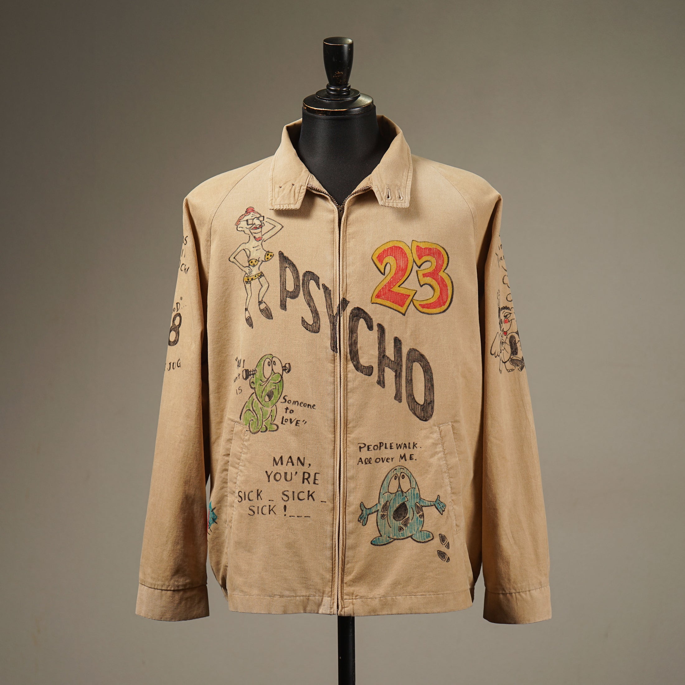 PSYCHO WEIRDO - JACKET - BEIGE