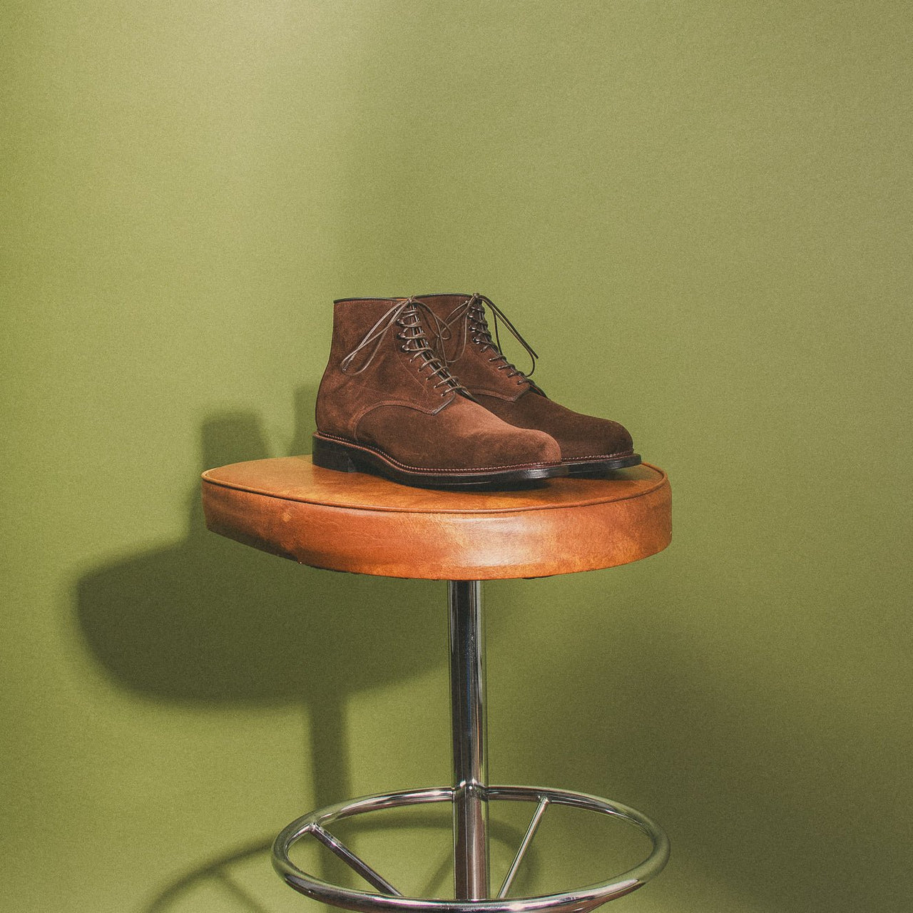 Navvy Boot Sepia Janus Calf Suede - SEPIA