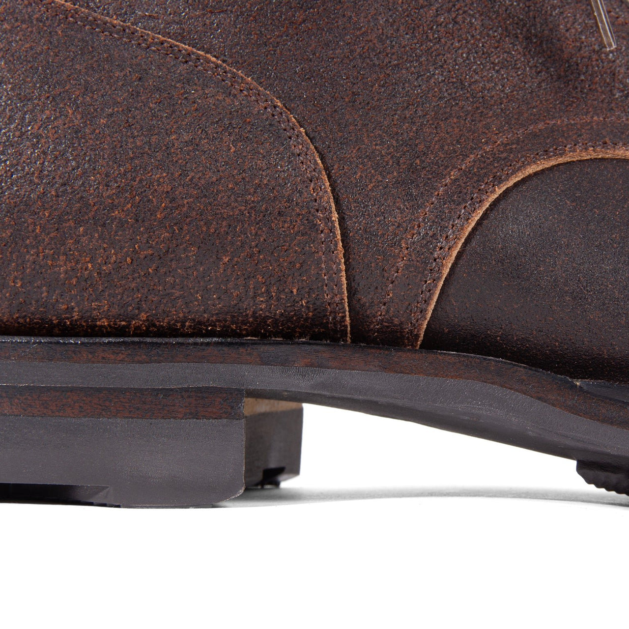 N1 BOOT STITCHDOWN HRWN - Washed Brown Waxed Flesh