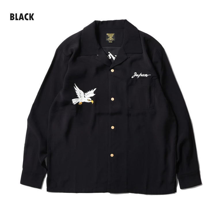 41152 SOUVENIR L/S SHIRT (MAP) - BLACK