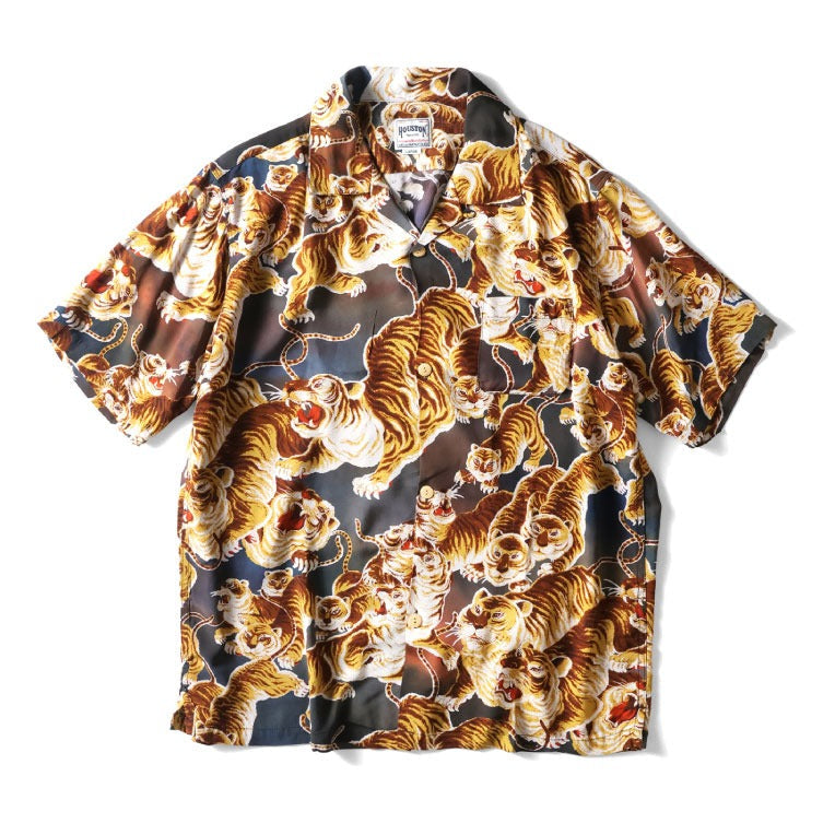 41173 GRADATION ALOHA SHIRT - HUNDRER TIGERS