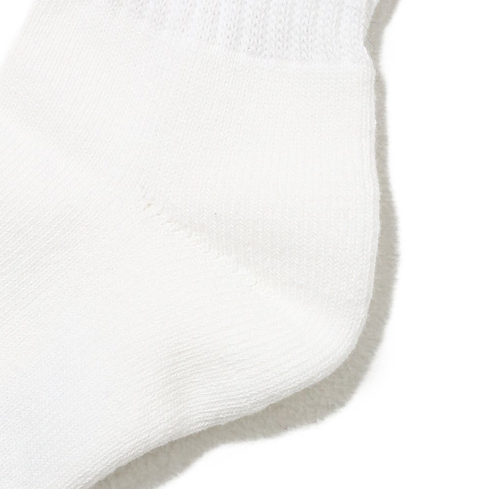 Ribbed Line Socks Crew Length 3-Pair Set-D - MULTI COLOR