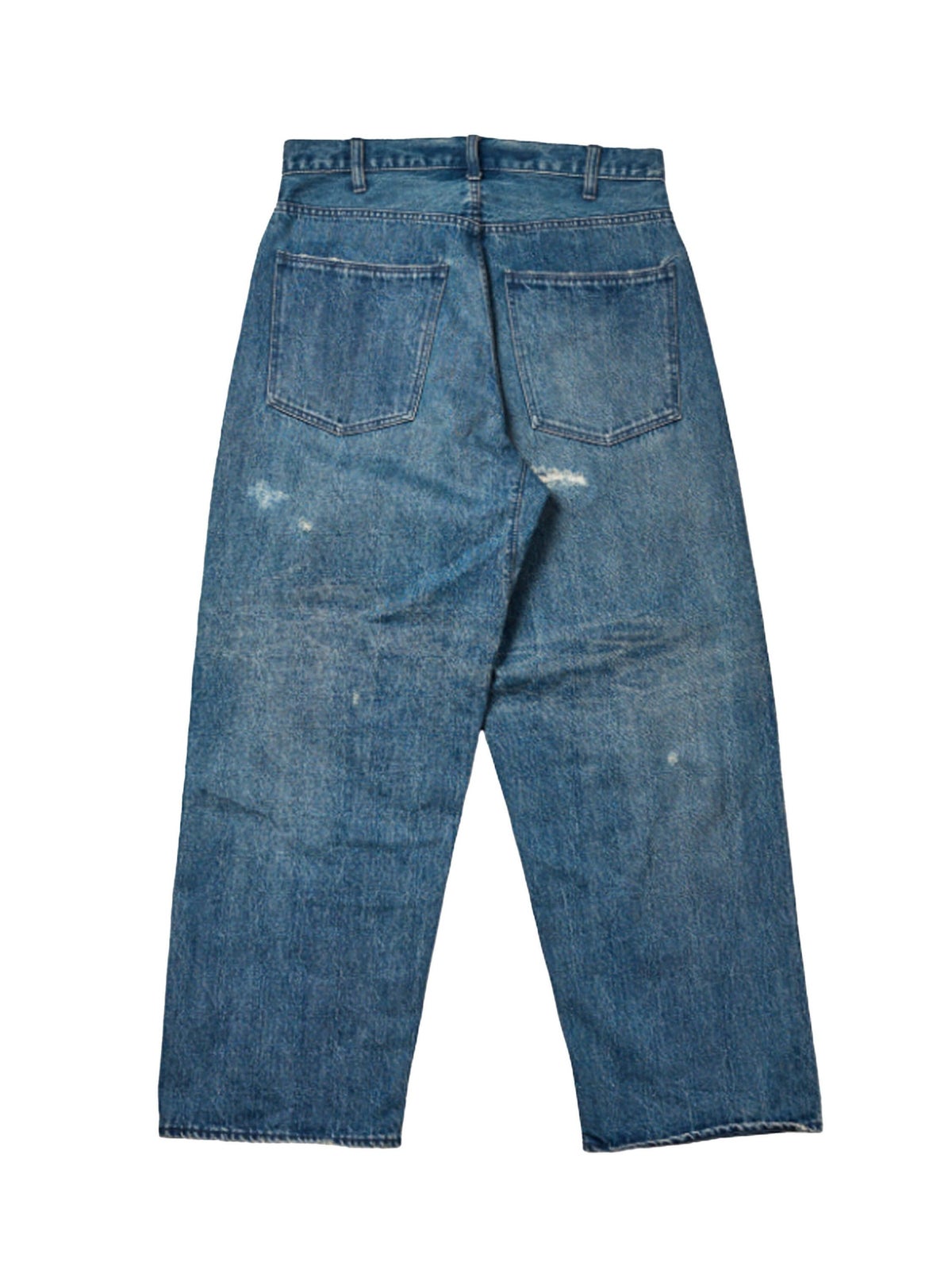 Patchwork Bushing Denim - INDIGO