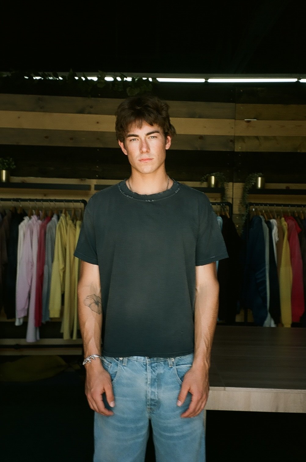 EVERYDAY SLUB TEE S/S - VINTAGE BLACK
