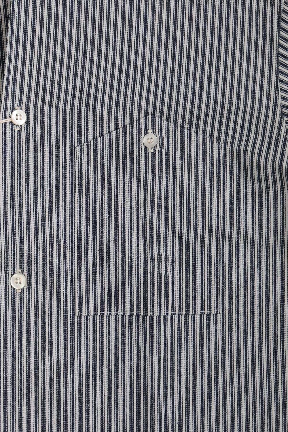 3091 S/S OPEN COLLAR SHIRTS - STRIPE