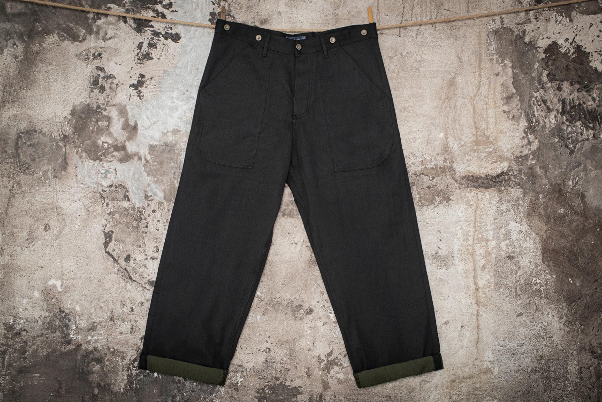 LE PANTALON CARGO HBT METIS BLACK - BLACK/KHAKI