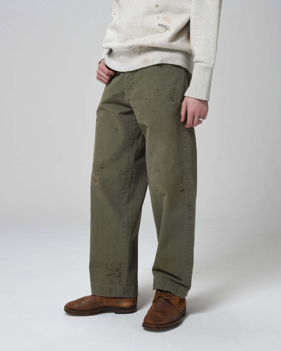 P47 HBT TROUSERS - OLIVE GREEN