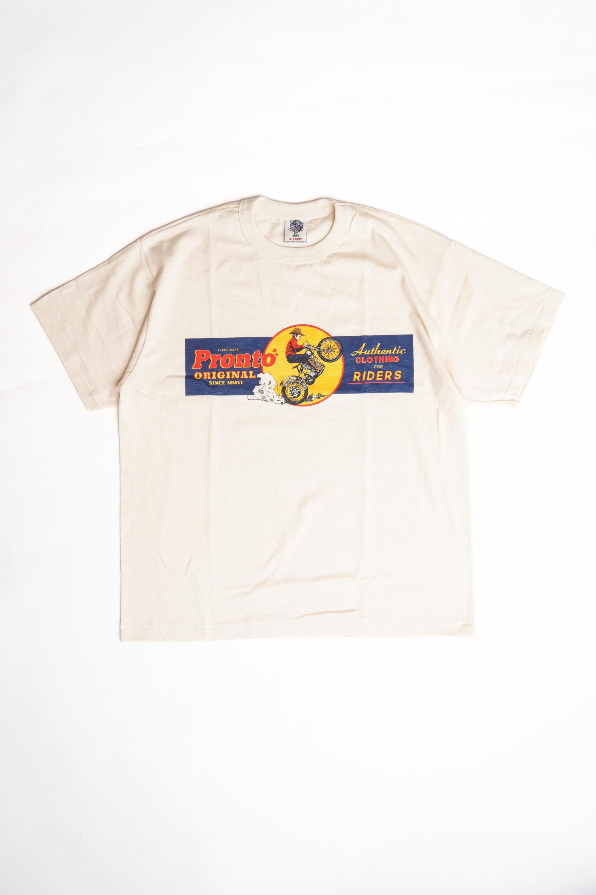 CLOTHING FOR RIDERS TEE - NATURAL