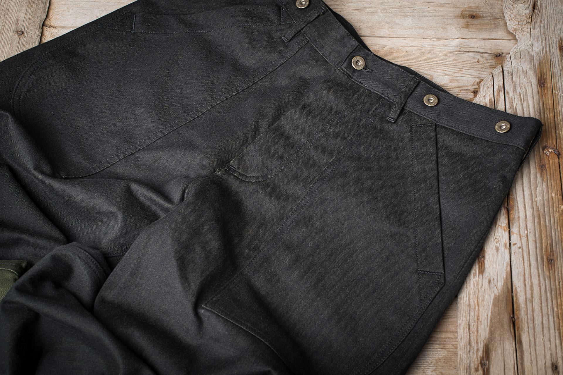 LE PANTALON CARGO HBT METIS BLACK - BLACK/KHAKI