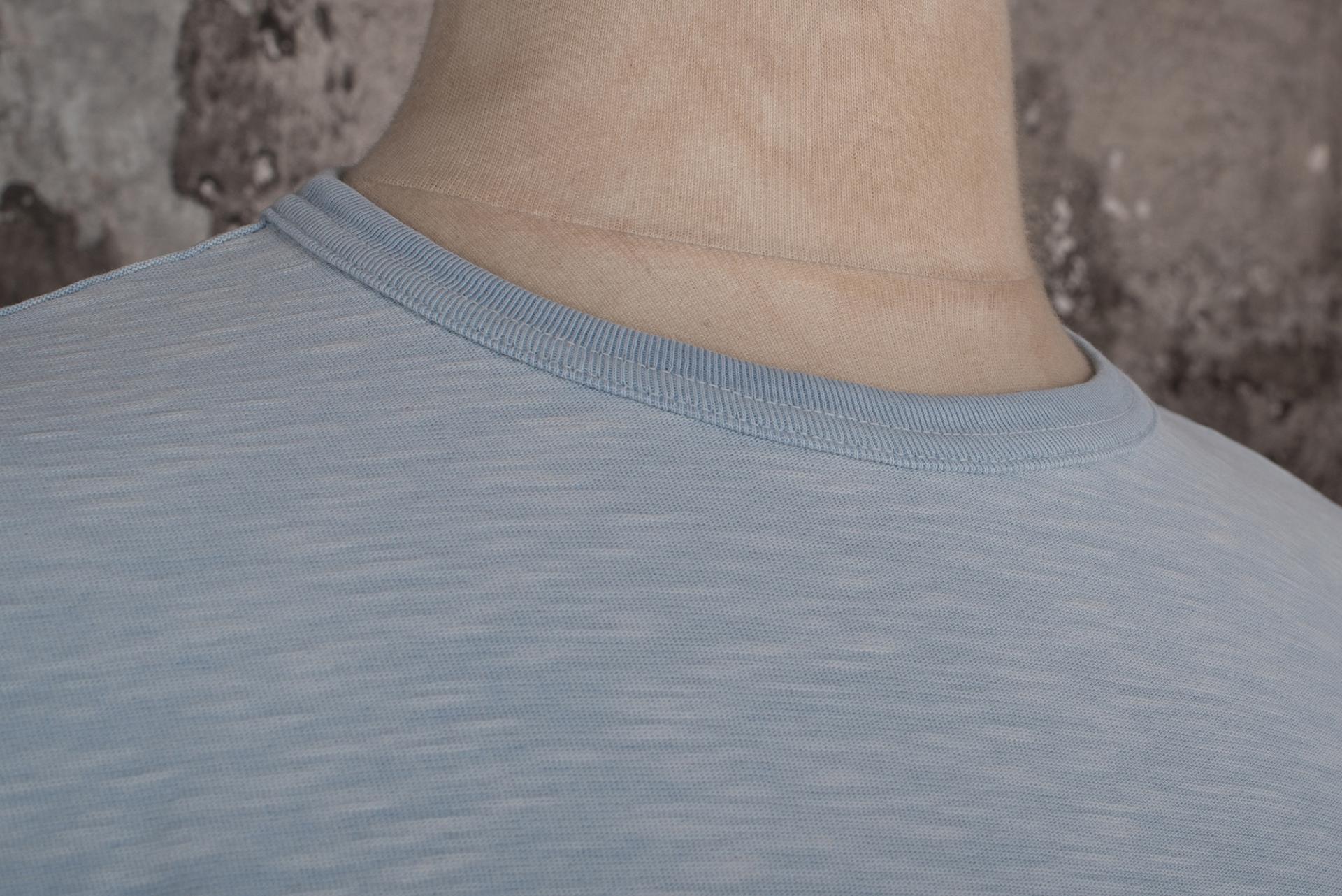 LE TRICOT "ALLER SIMPLE POUR CAYENNE" - LIGHT BLUE