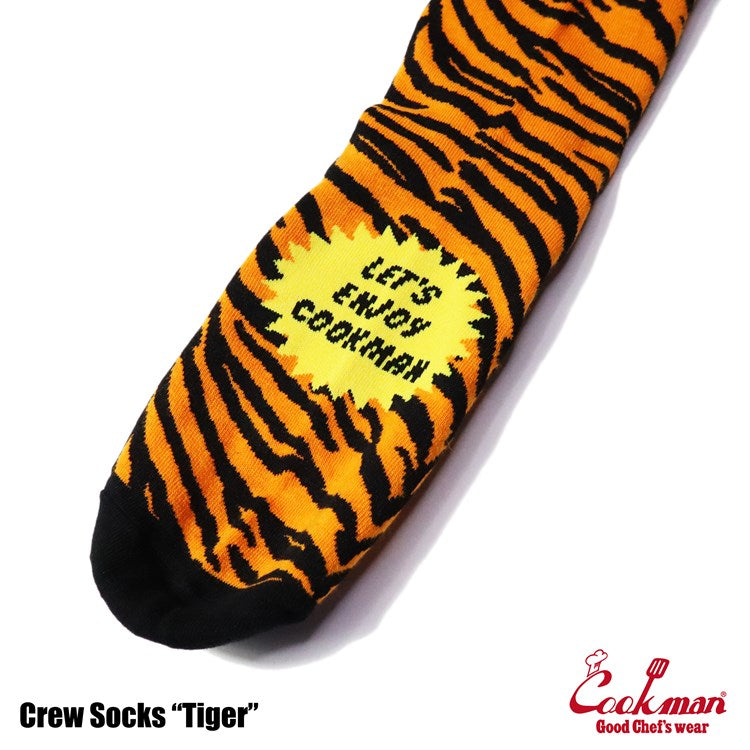 CREW SOCKS TIGER - ORANGE