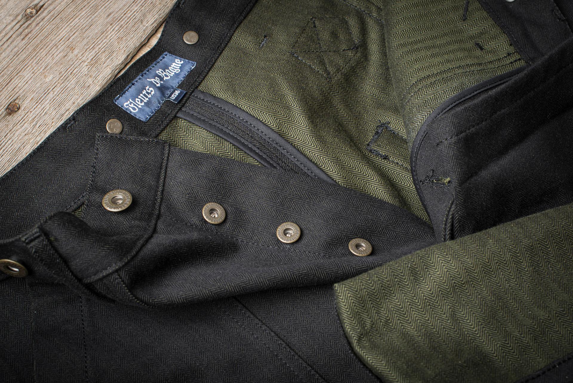 LE PANTALON CARGO HBT METIS BLACK - BLACK/KHAKI