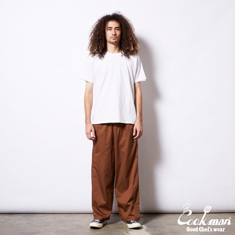 WIDE CHEF PANTS - CHOCOLATE