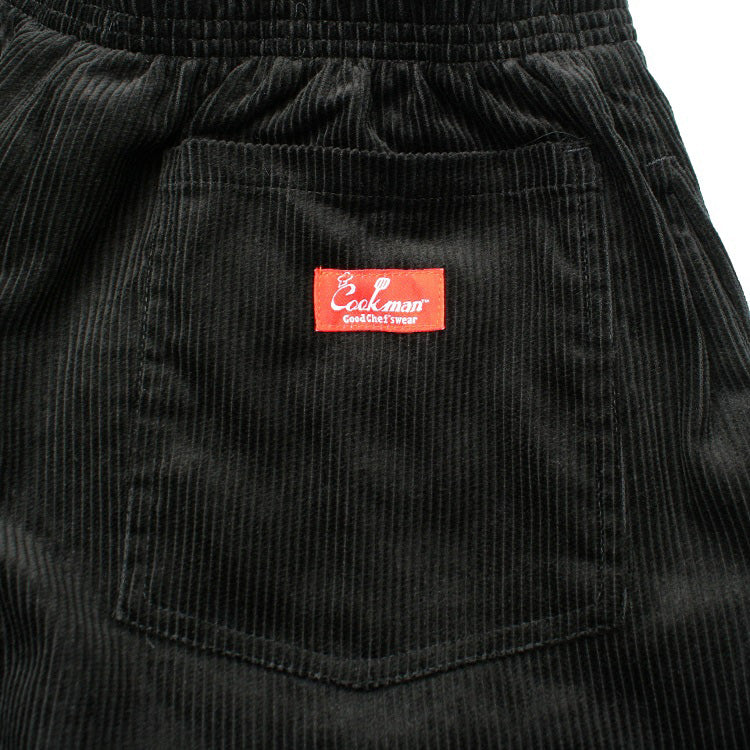 CHEF PANTS CORDUROY - BLACK