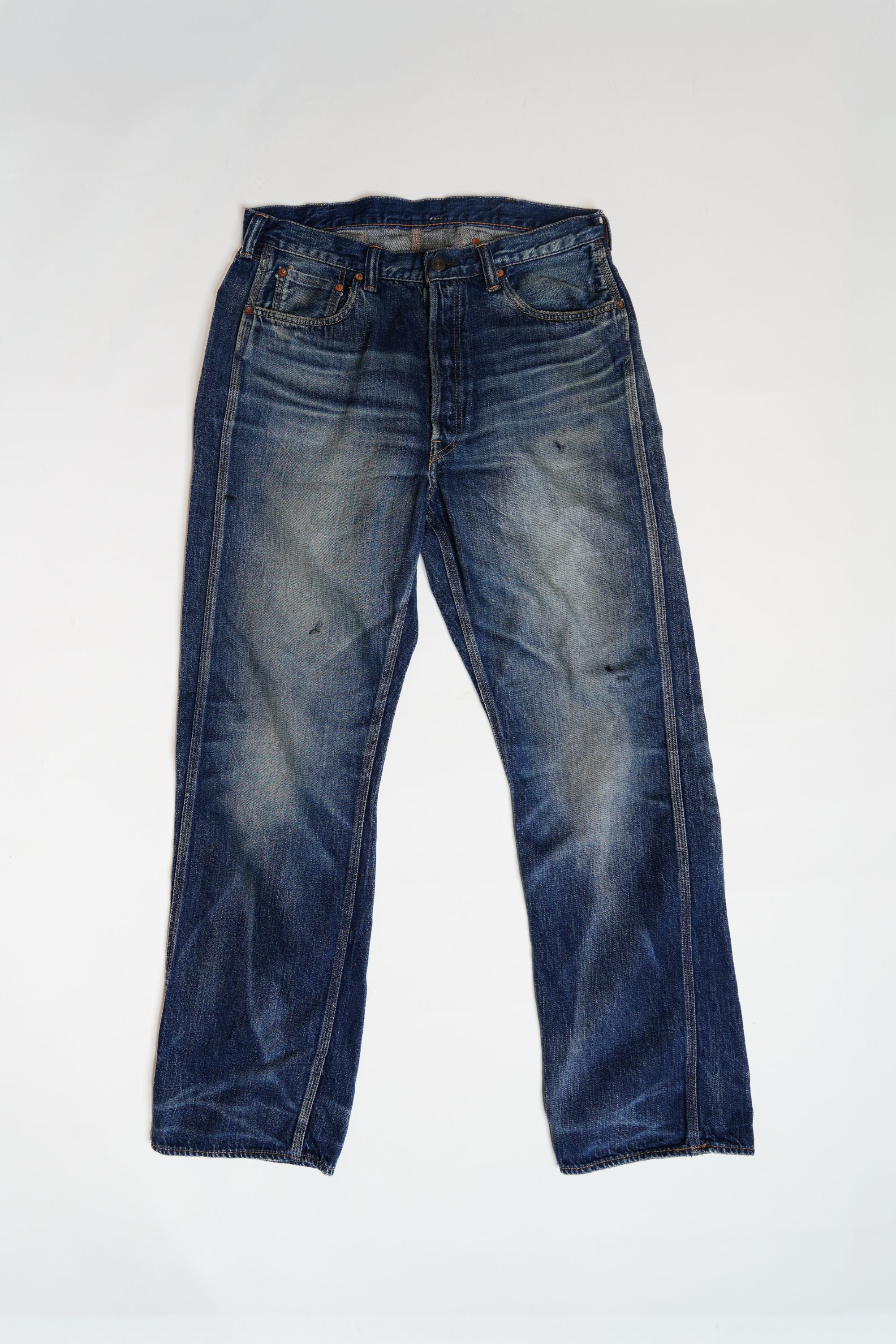 0105PRNTHW 5P Denim Work Pants(Super Smooth) Fear of the Dark - INDIGO BLUE