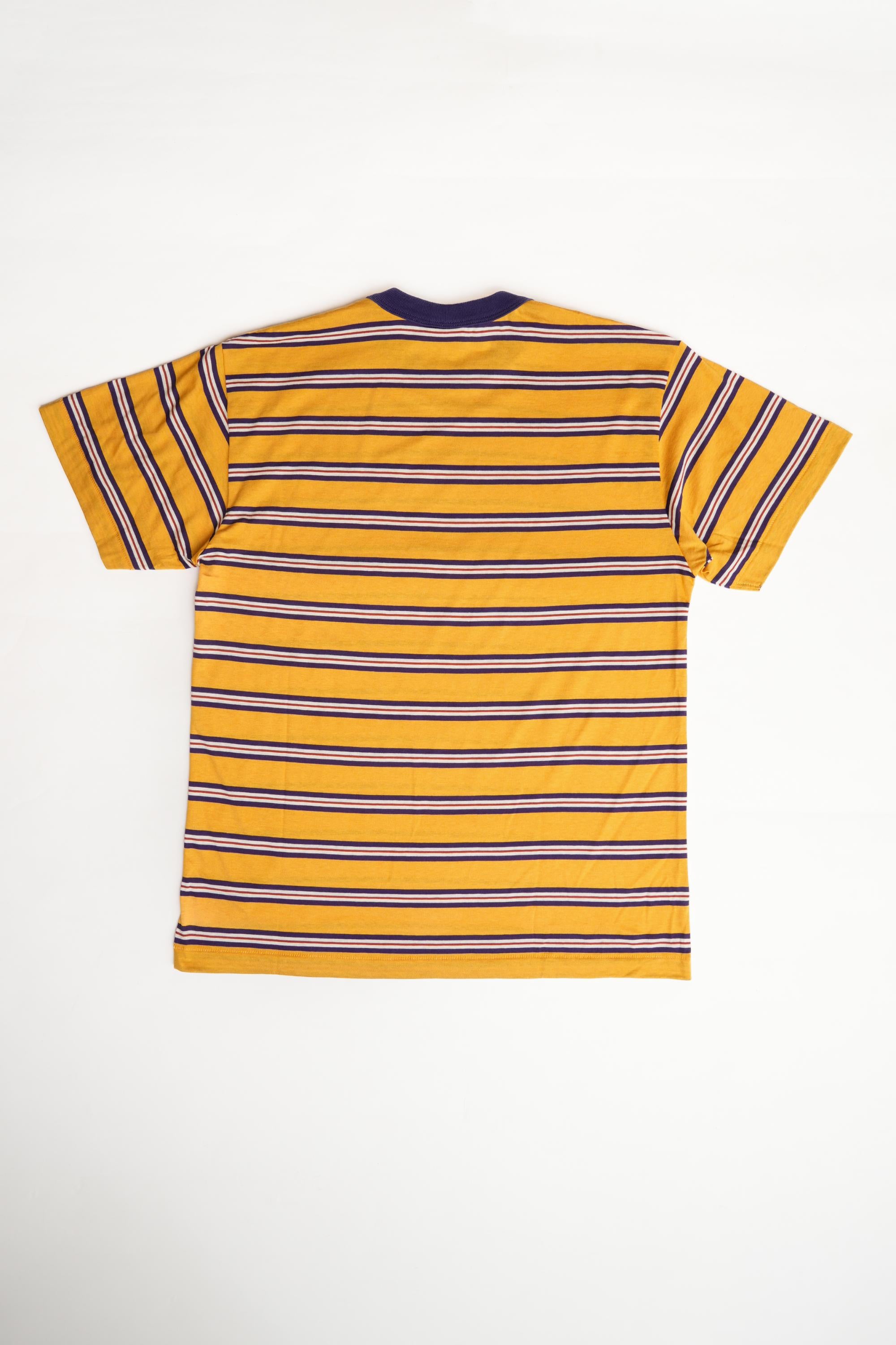RODDER STRIPE TEE S/S - YELLOW