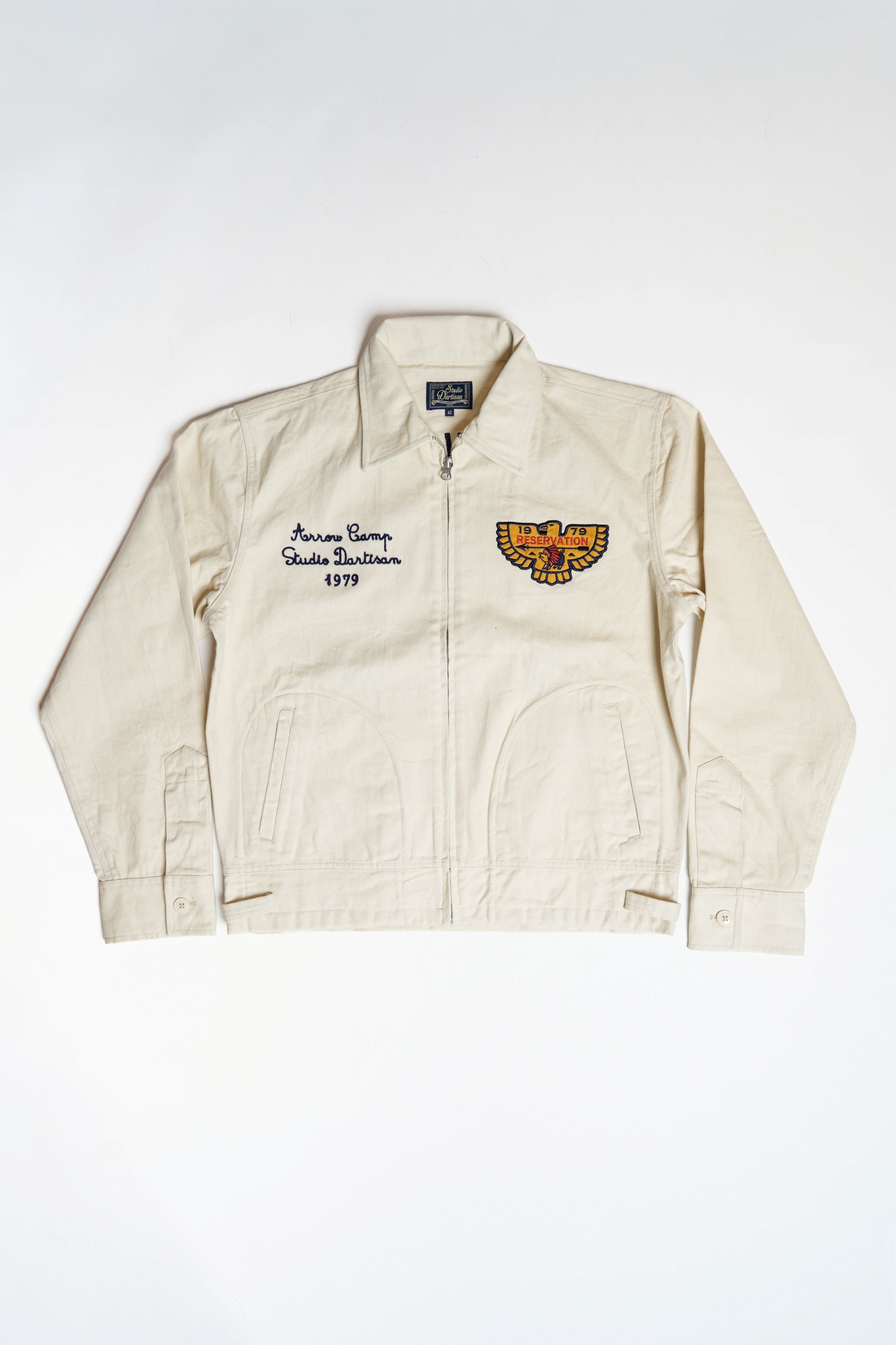 Studio Dartisan Arrow Camp ジャケット 38 STUDIO D'ARTISAN（ステュディオ・ダ・ルチザン） 刺繍 コーデュロイ