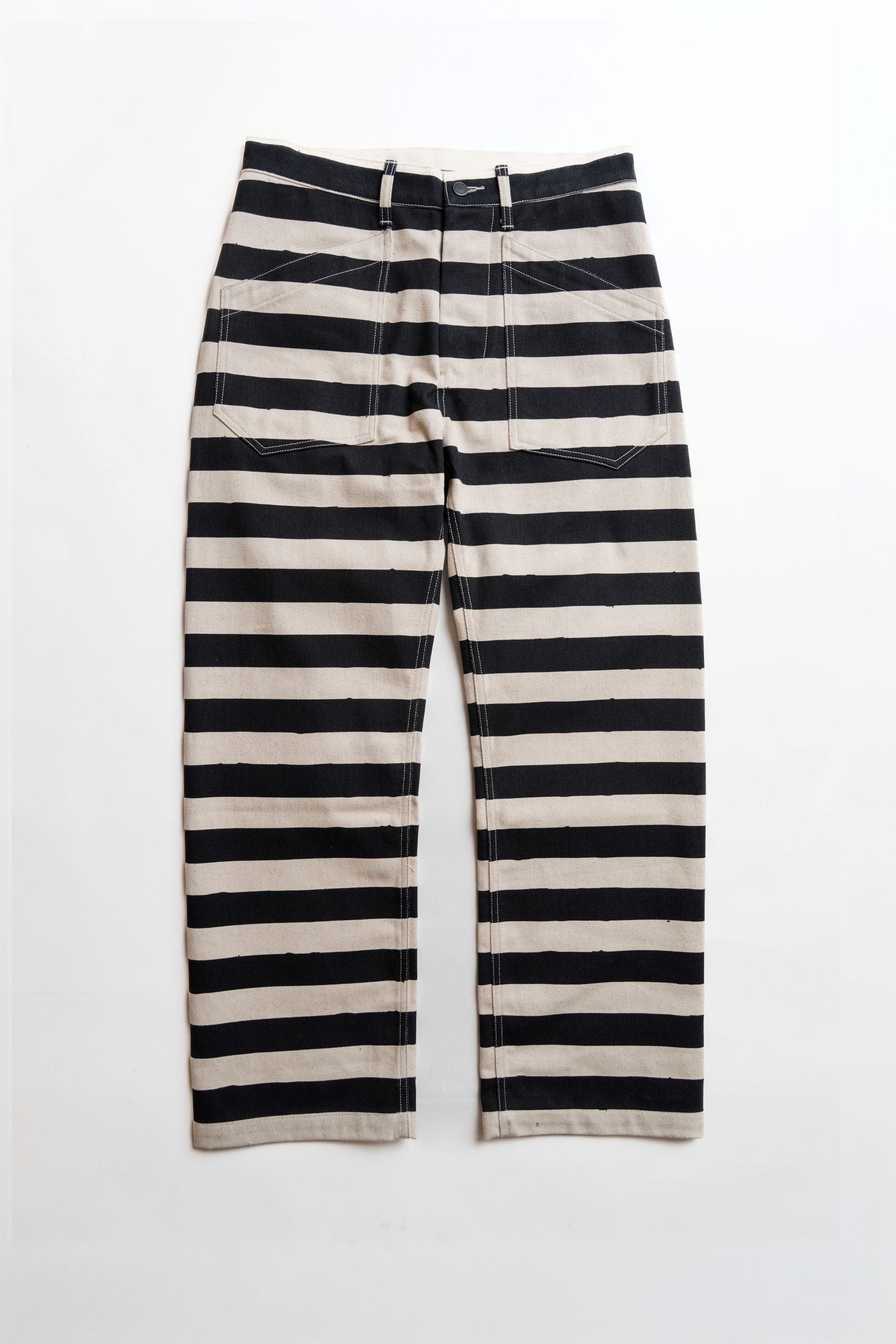1930s Army Work pants - Prisoner stripe