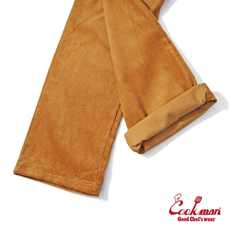 CHEF PANTS SEMIWIDE CORDUROY - BROWN