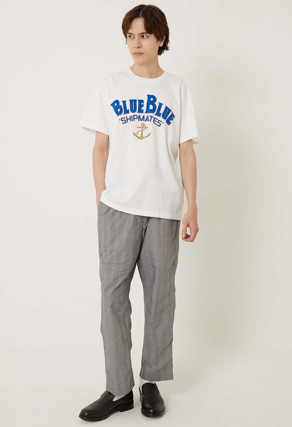 SHIPMATES SHORT SLEEVE T-SHIRTS - WHITE