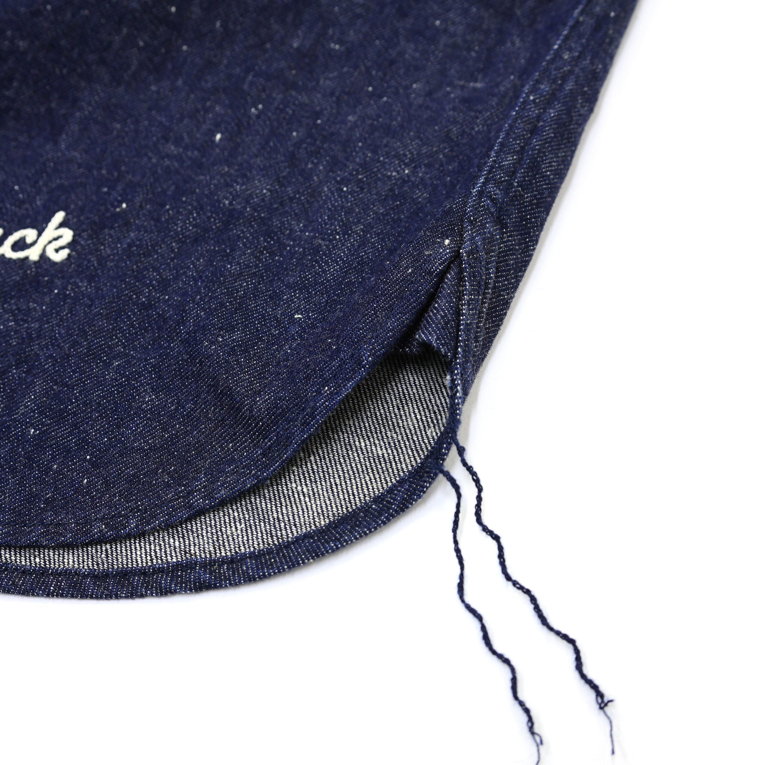 F3490 DENIM BASEBALL SHIRT - INDIGO