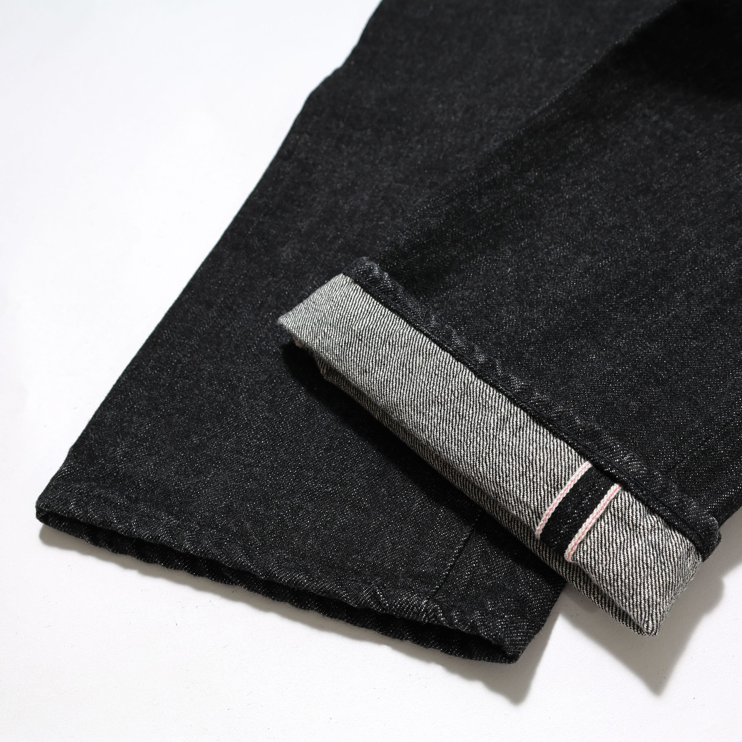 F153 SELVEDGE DENIM TAPERED 5P - BLACK