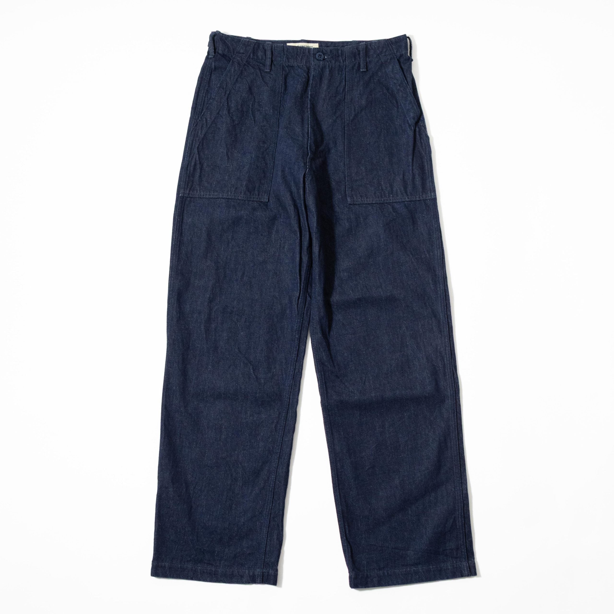 F0541 888 DENIM BAKER PANTS - INDIGO