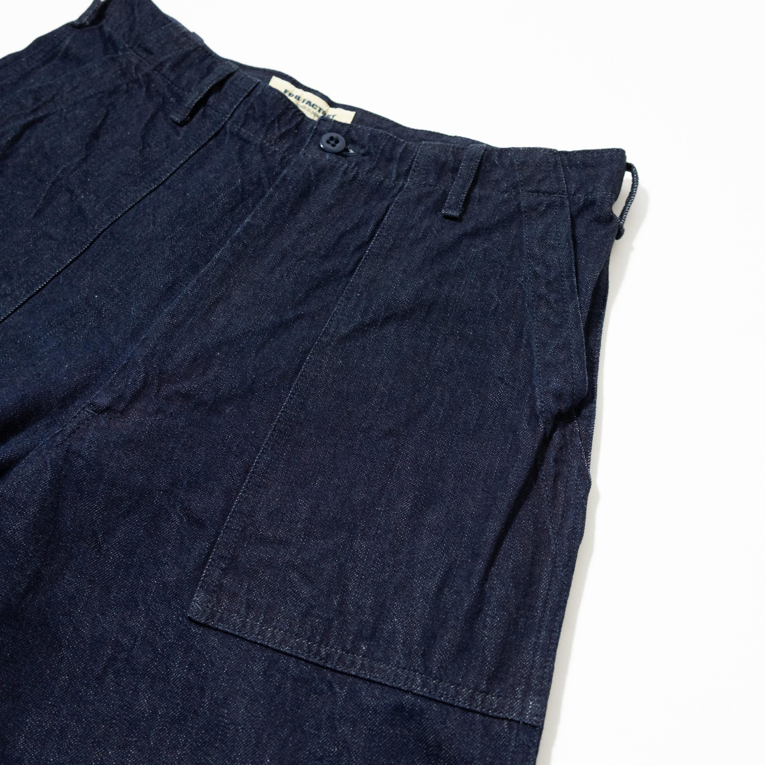 F0541 888 DENIM BAKER PANTS - INDIGO