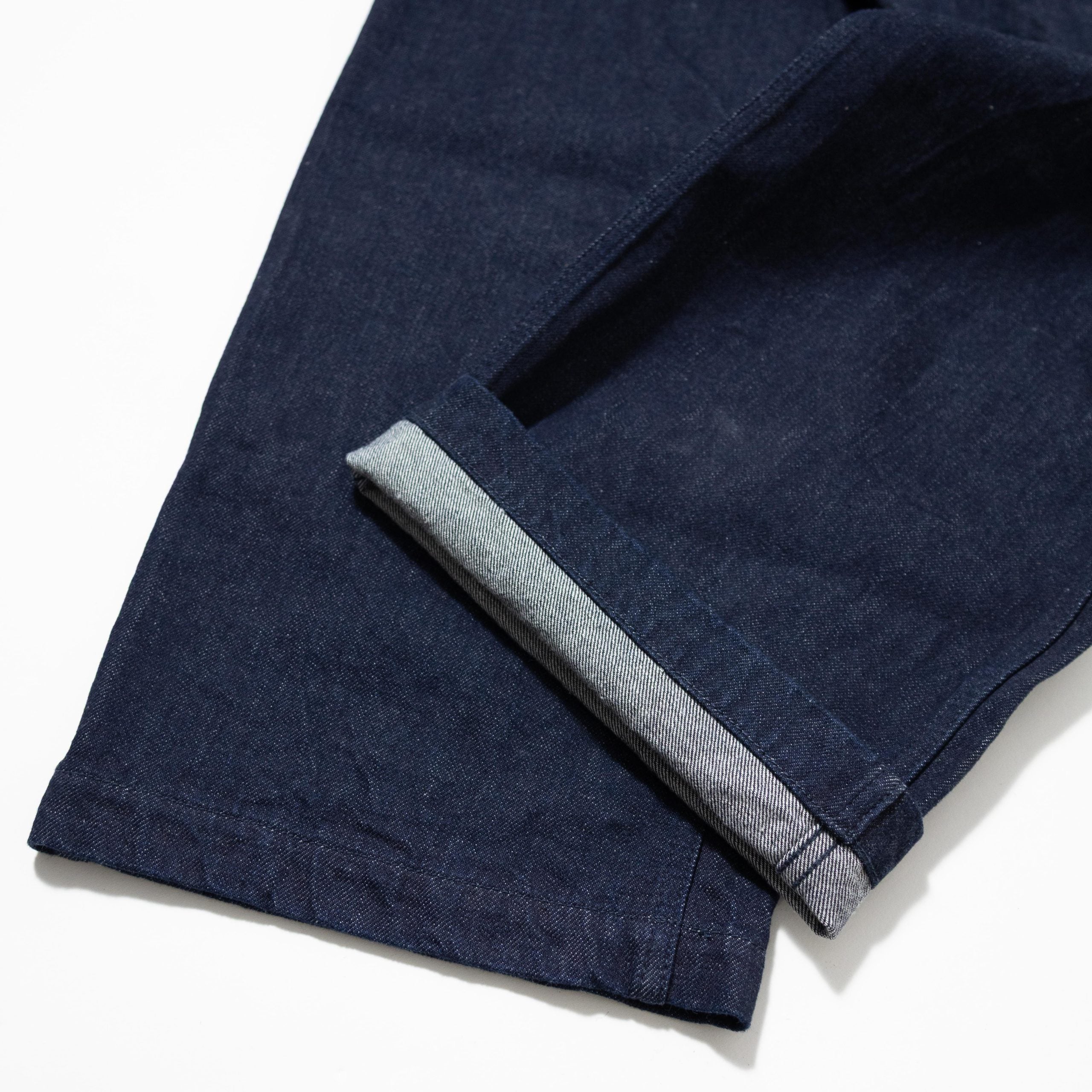 F0541 888 DENIM BAKER PANTS - INDIGO