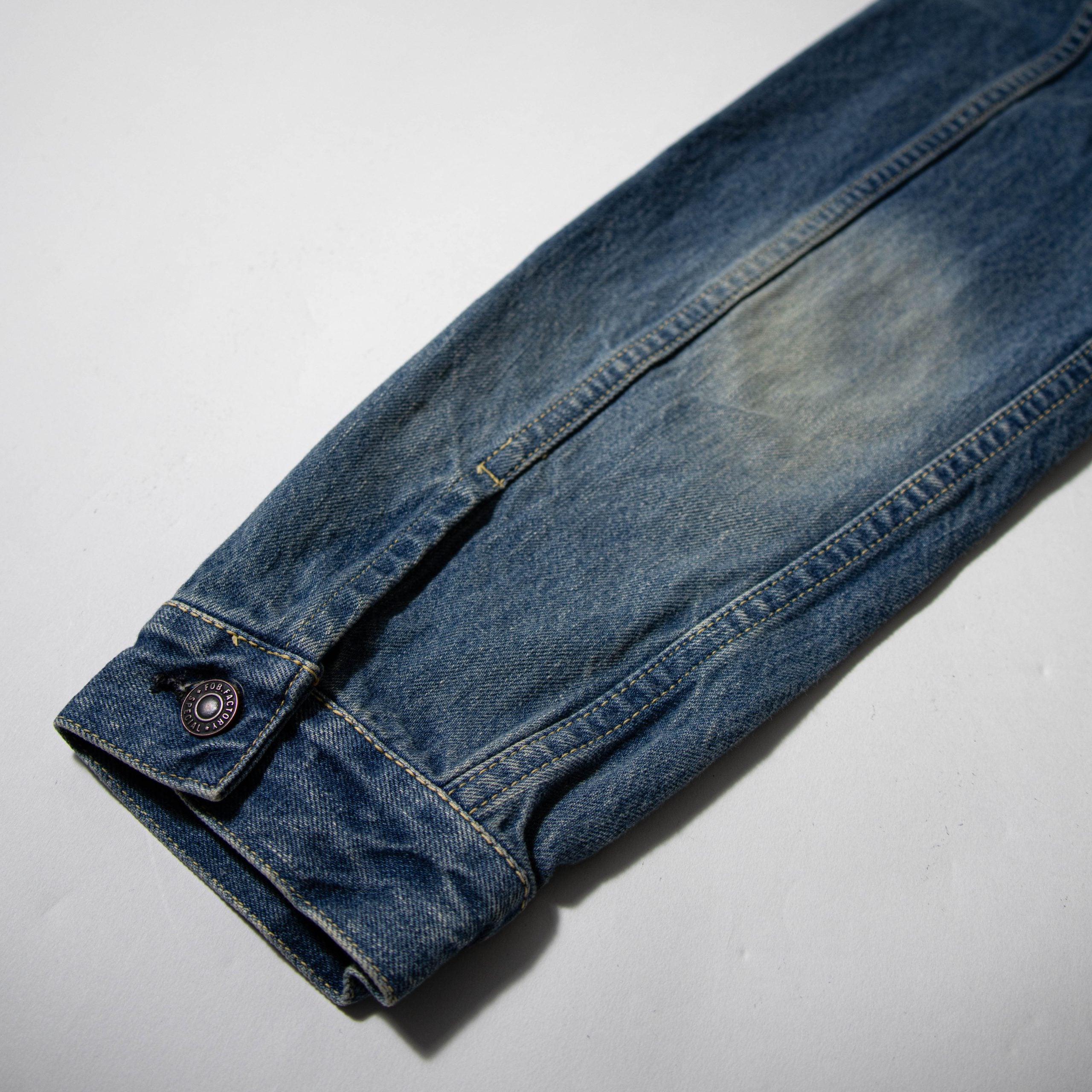 F2444 SELVEDGE DENIM 3rd JKT - INDIGO USED WASH