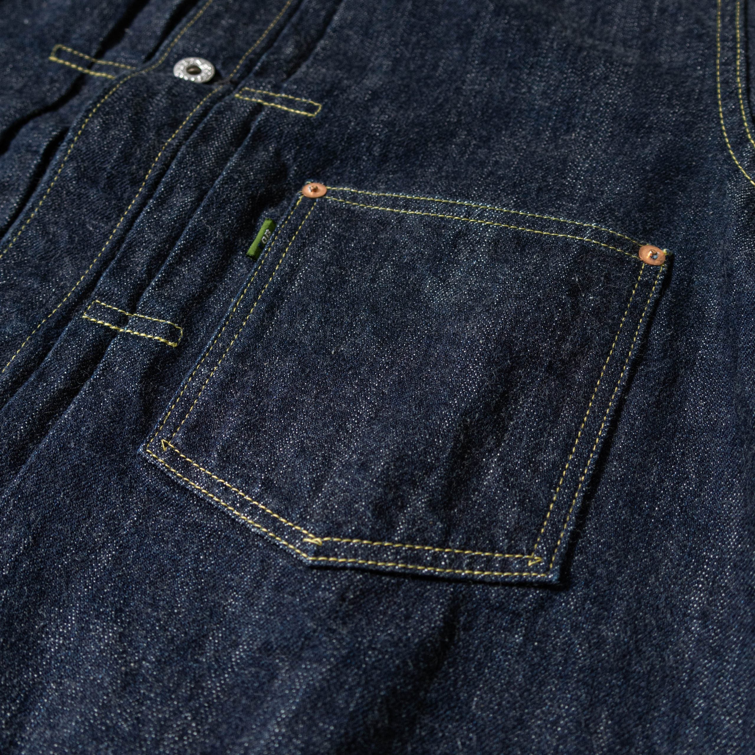 F2460 WWII DENIM BLOUSE - INDIGO