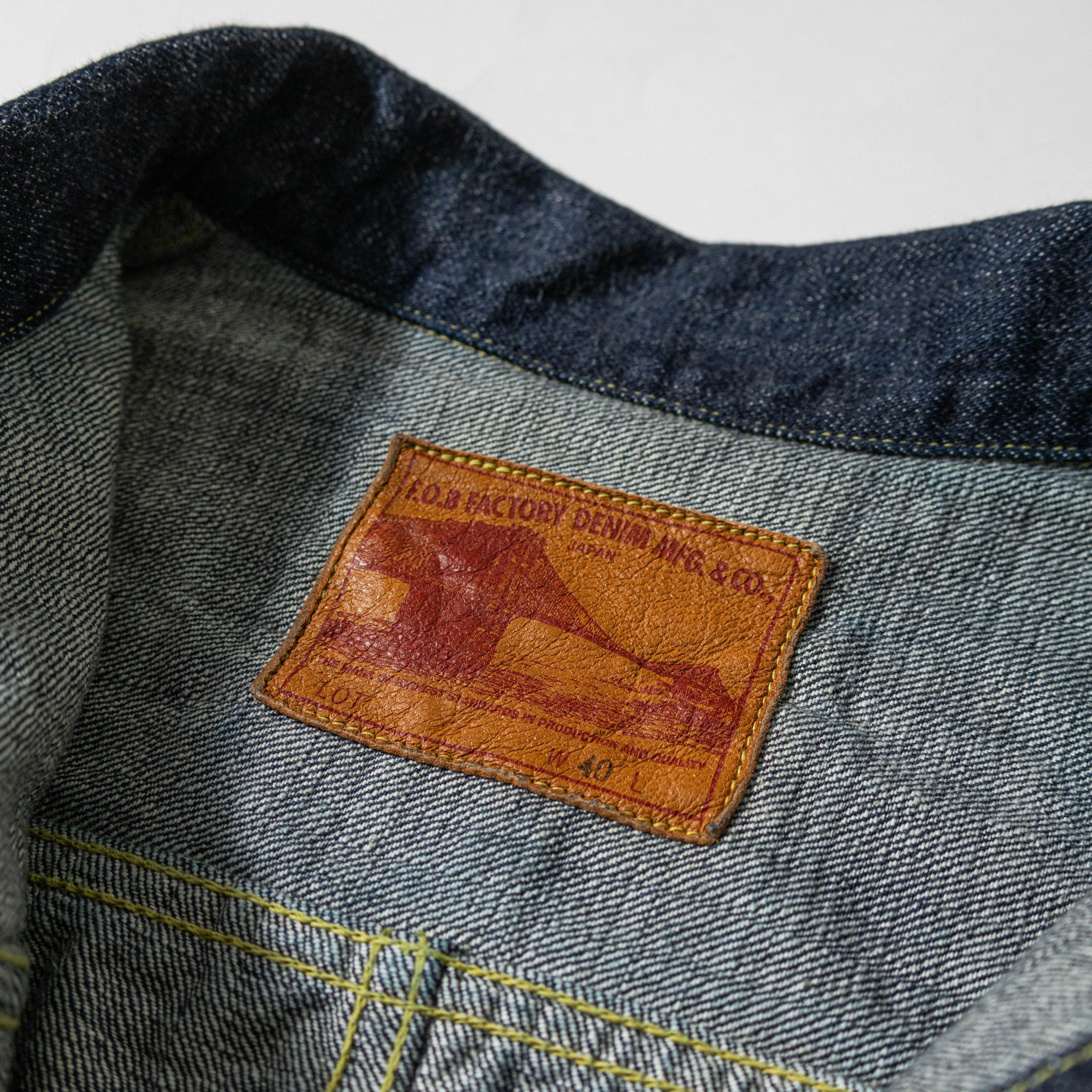 F2460 WWII DENIM BLOUSE - INDIGO
