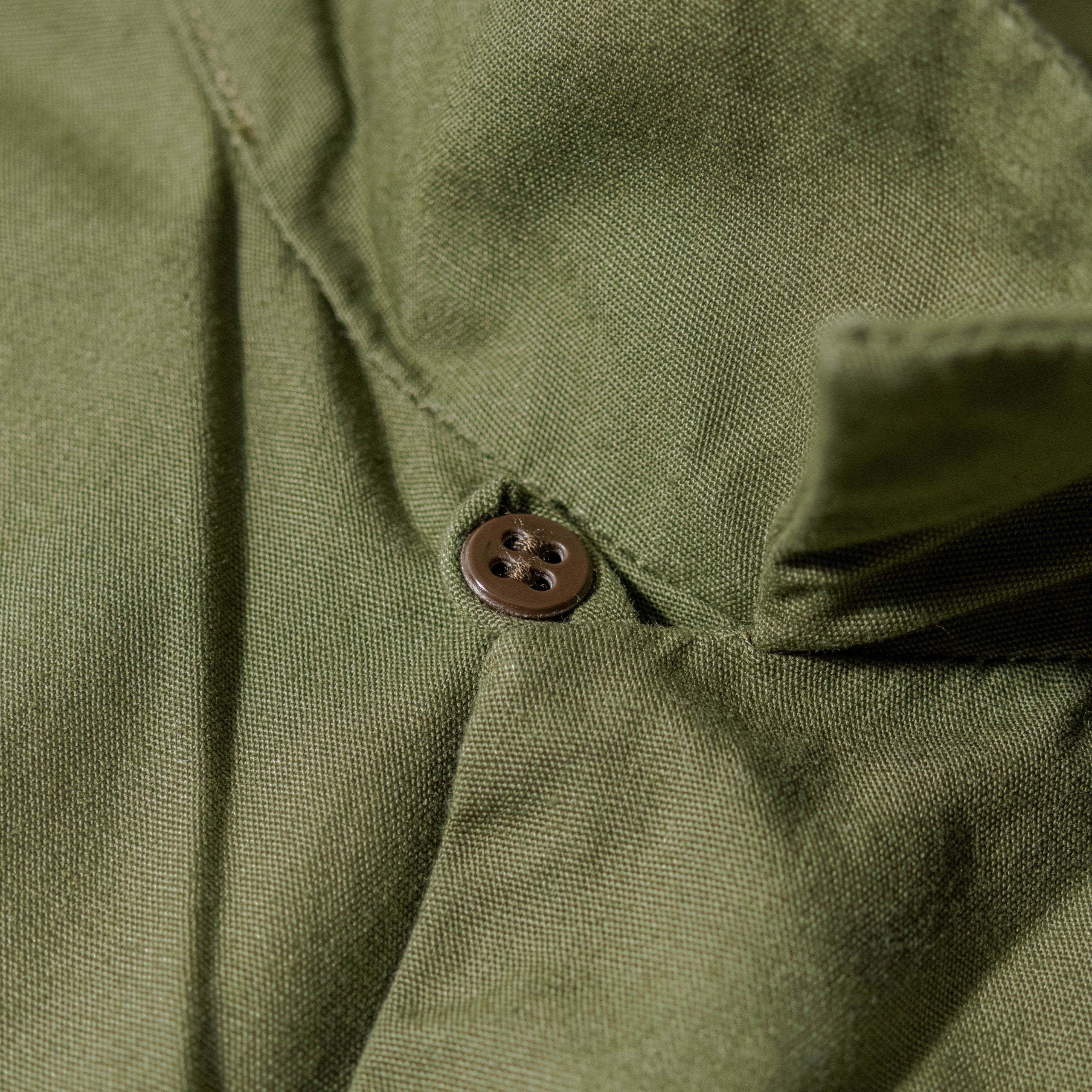 F3515 OPEN COLLAR SHIRT - OLIVE