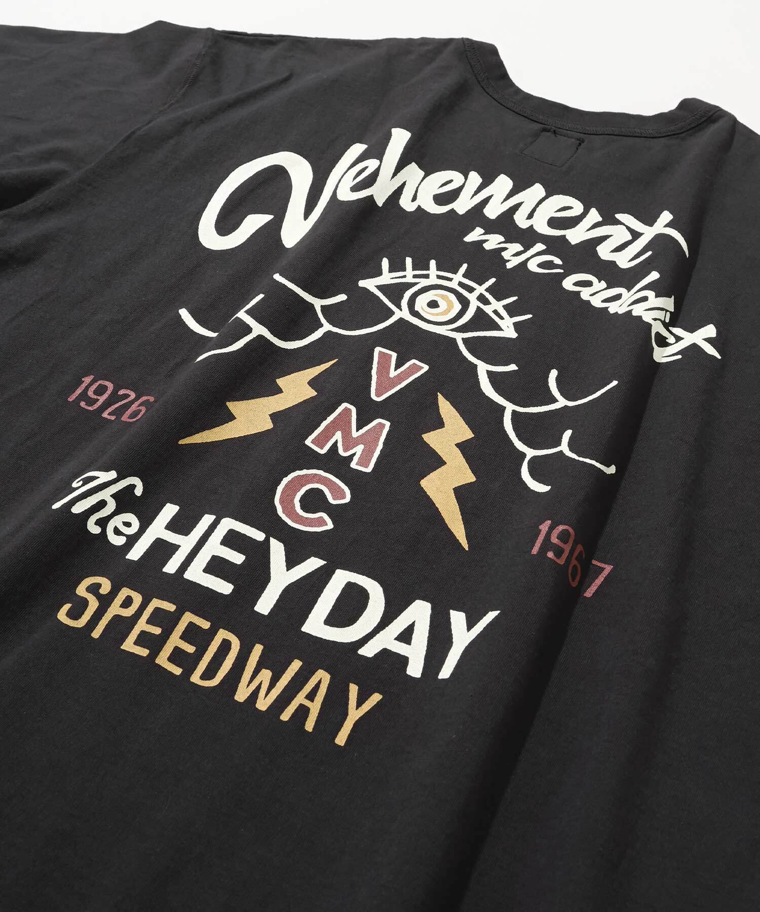 GS2529967 16/-LS SLIT VMC PT CREW - BLACK