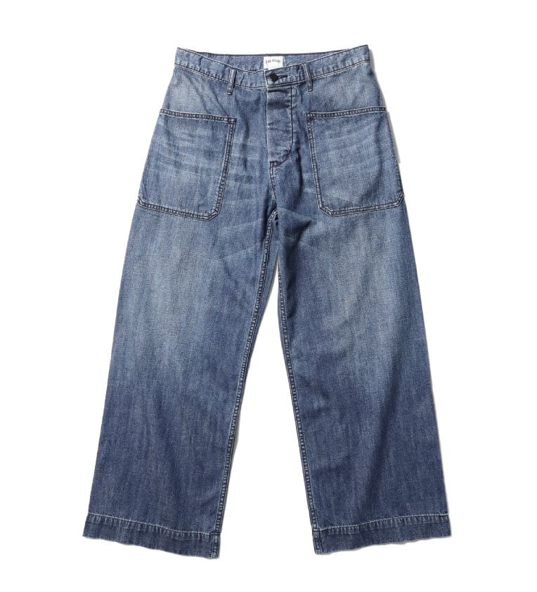 10079 USN DENIM SAILOR PANTS - INDIGO VINTAGE WASH