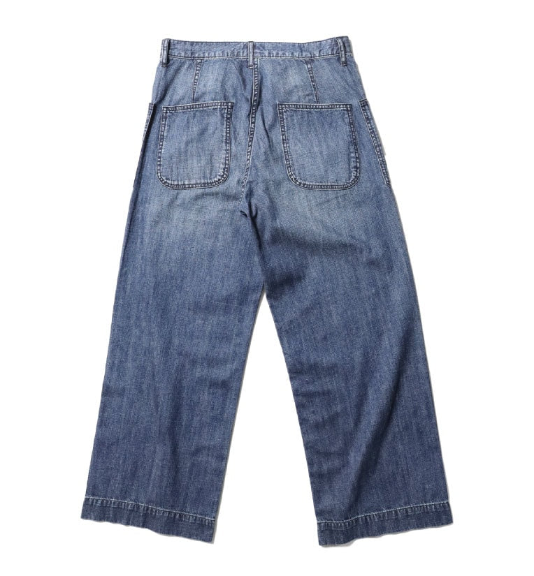 10079 USN DENIM SAILOR PANTS - INDIGO VINTAGE WASH