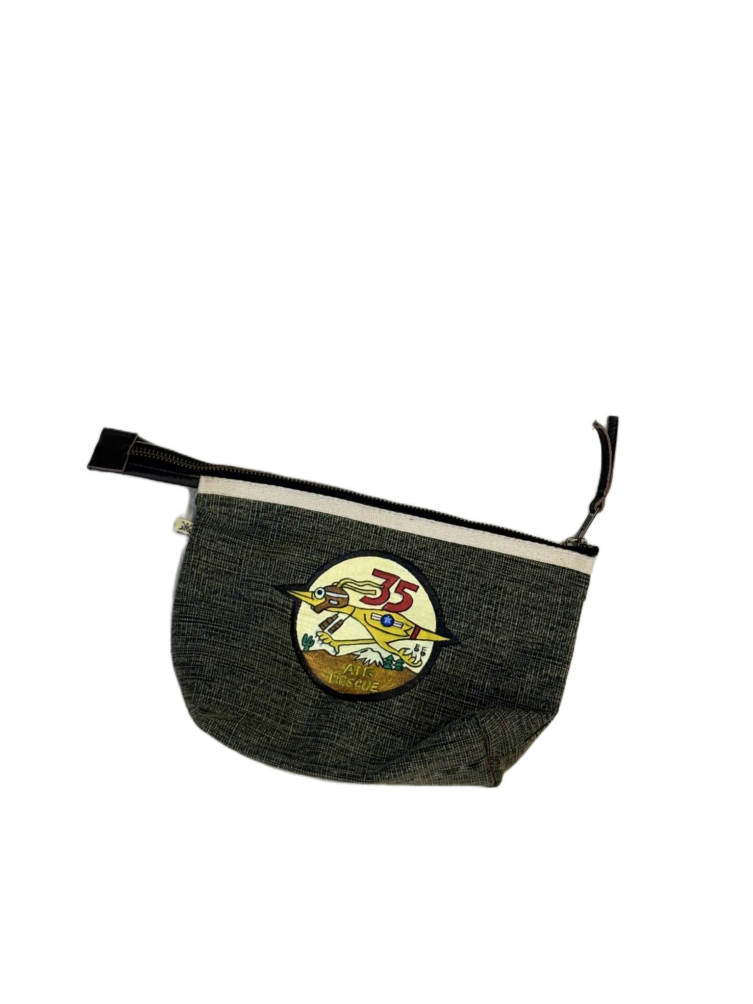 AK/PR/LOT2/ACC/018 Pouch 35 Air Rescue patch - GREEN CAMO
