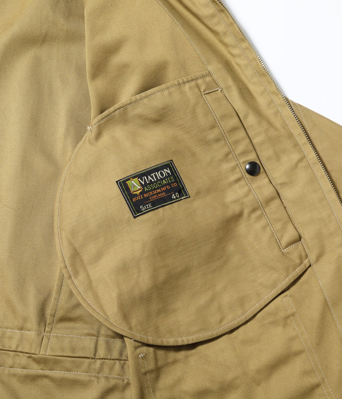 BR15769 AVIATION ASSOCIATES M-421A BACK SATIN - KHAKI