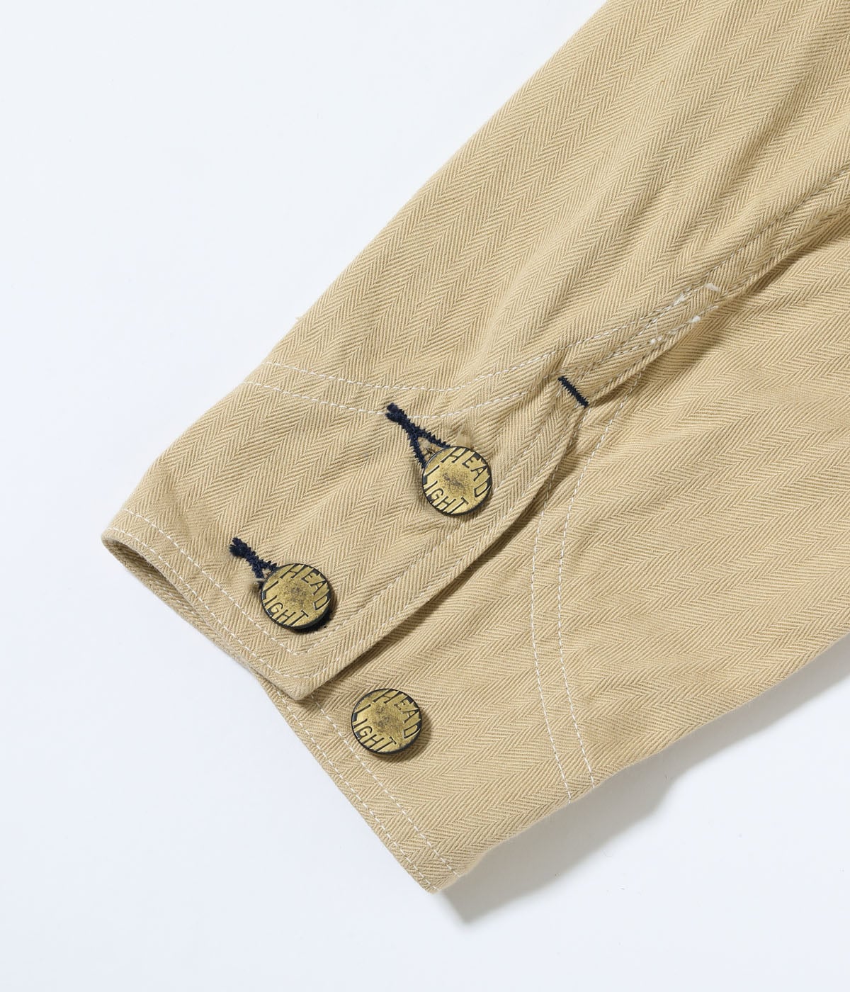 HD15908 HEADLIGHT 10oz. RANDOM HBT WORK COAT - WHEAT